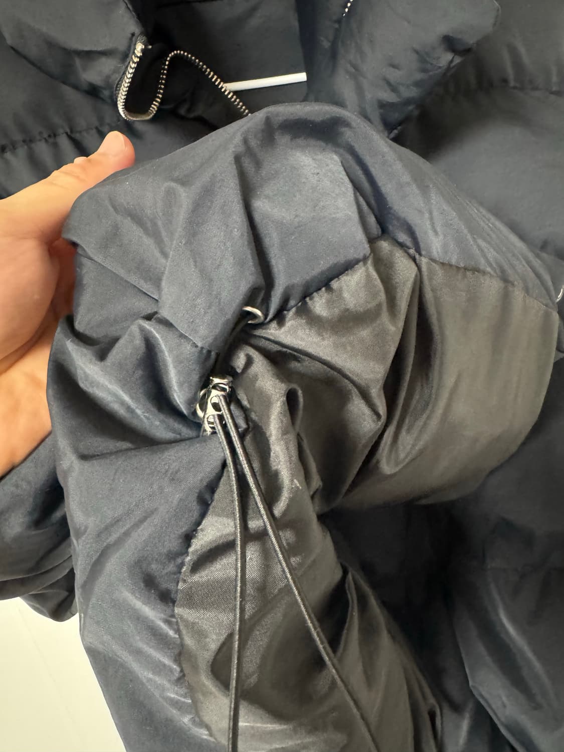 F) 크롭 패딩조끼 상품이미지3