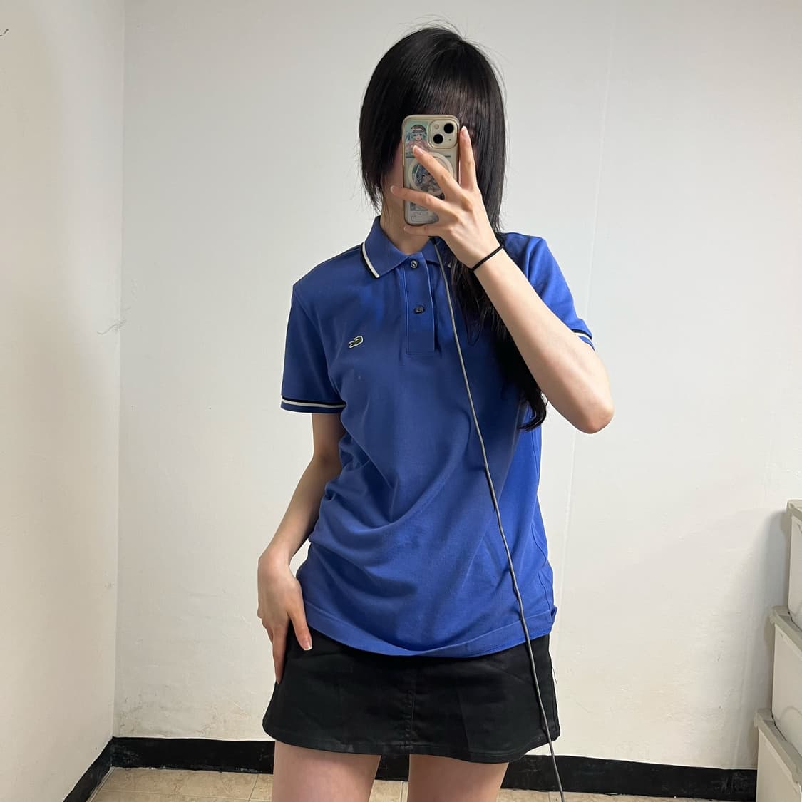 Lacoste Blue Collar T-Shirt 상품이미지1