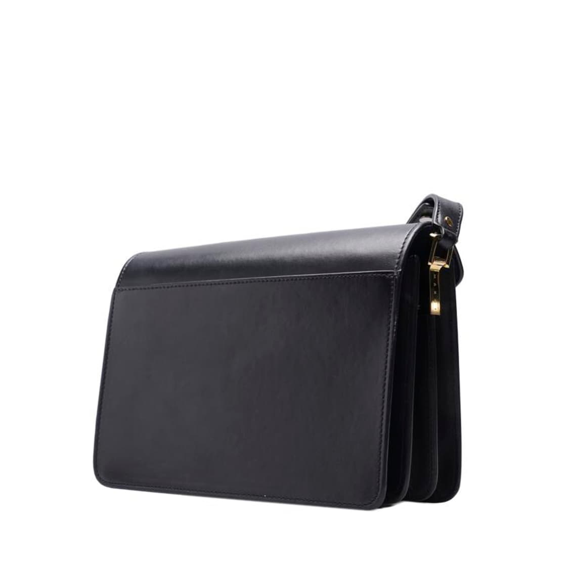 (중고) 마르니 블랙 카프스킨 트렁크 미듐 숄더백 상품이미지2