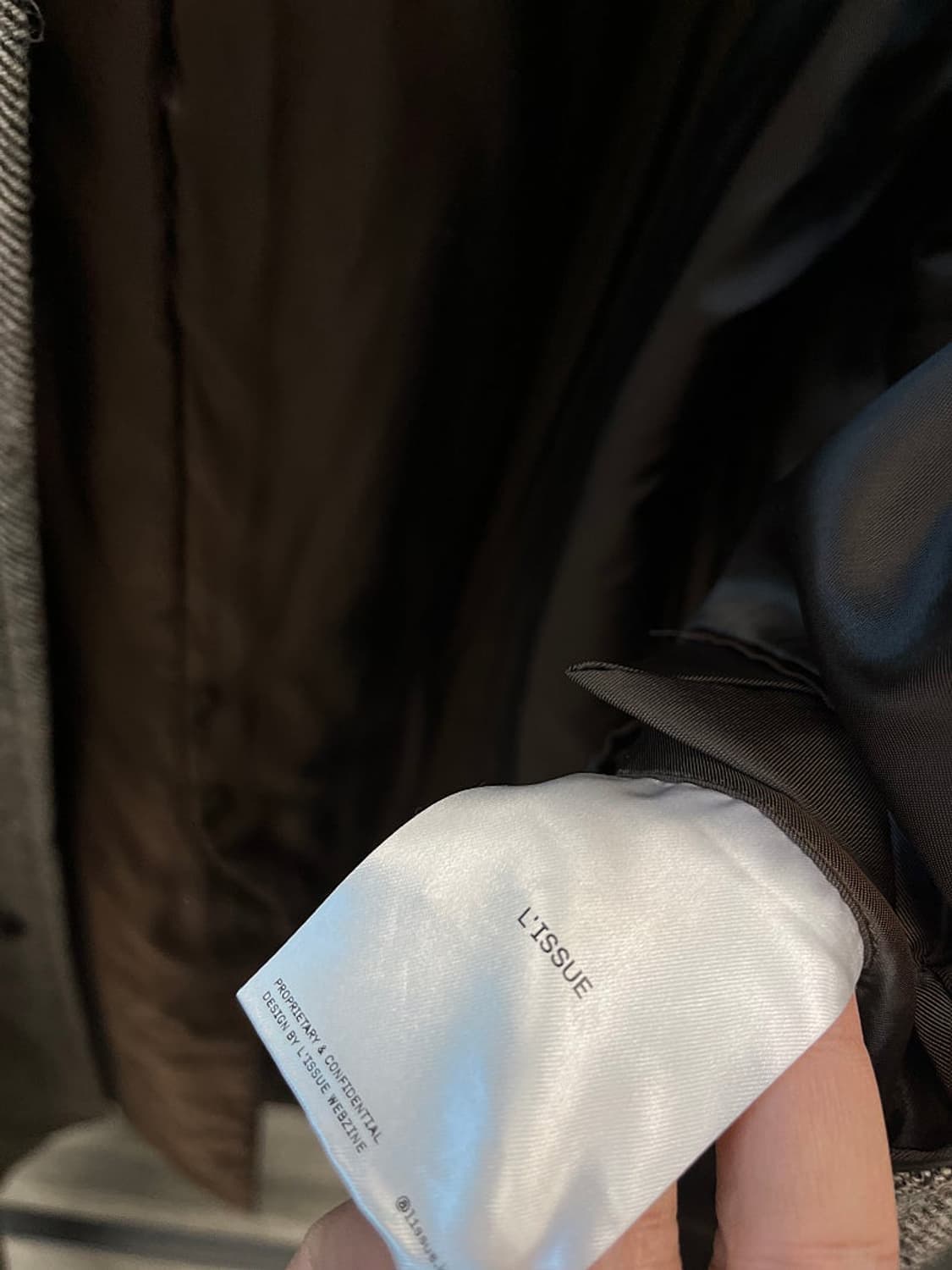 105) 리슈 아브라함문 헤링본 발마칸코트 상품이미지8