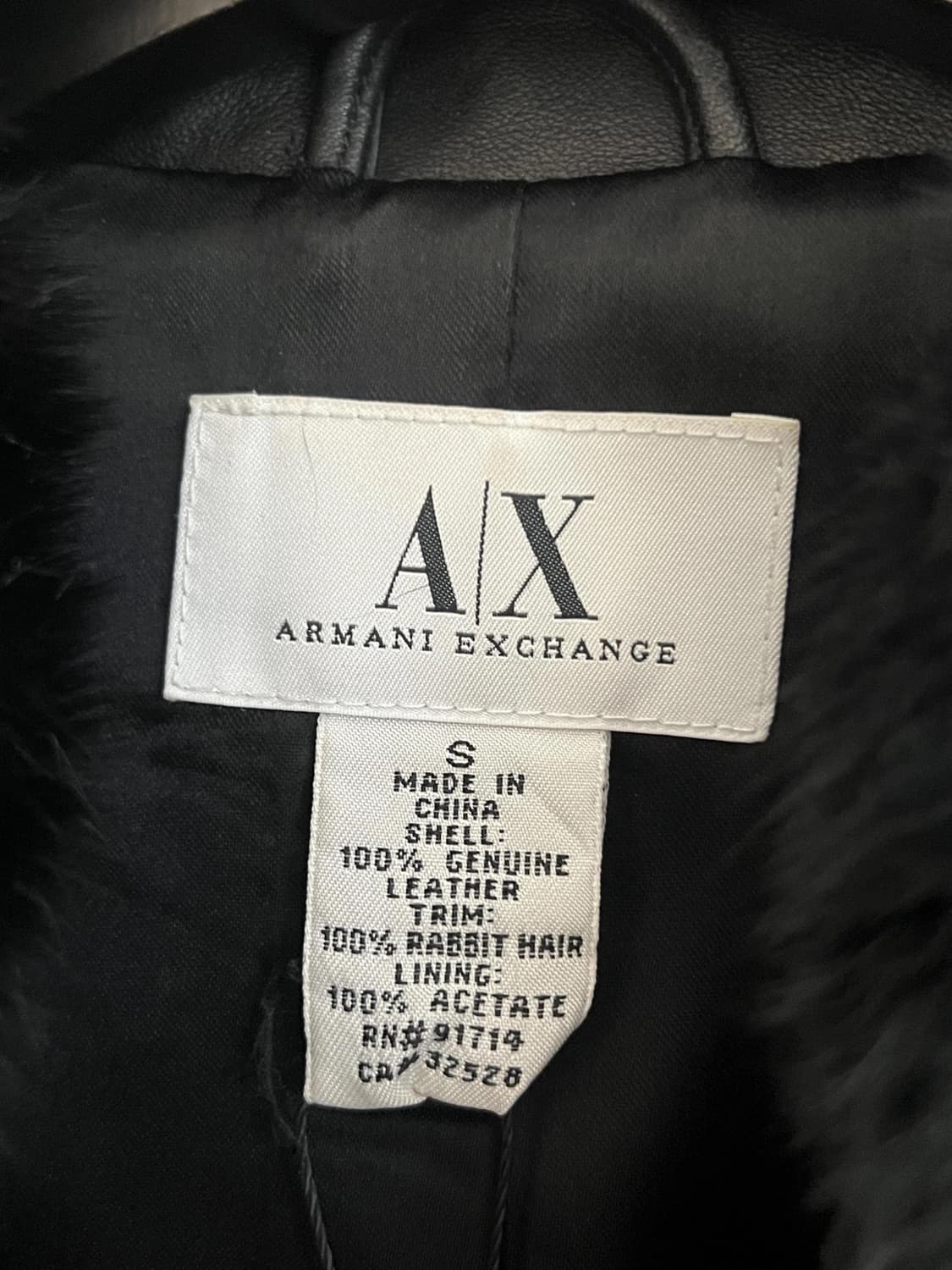 알마니 레더 자켓 상품이미지2