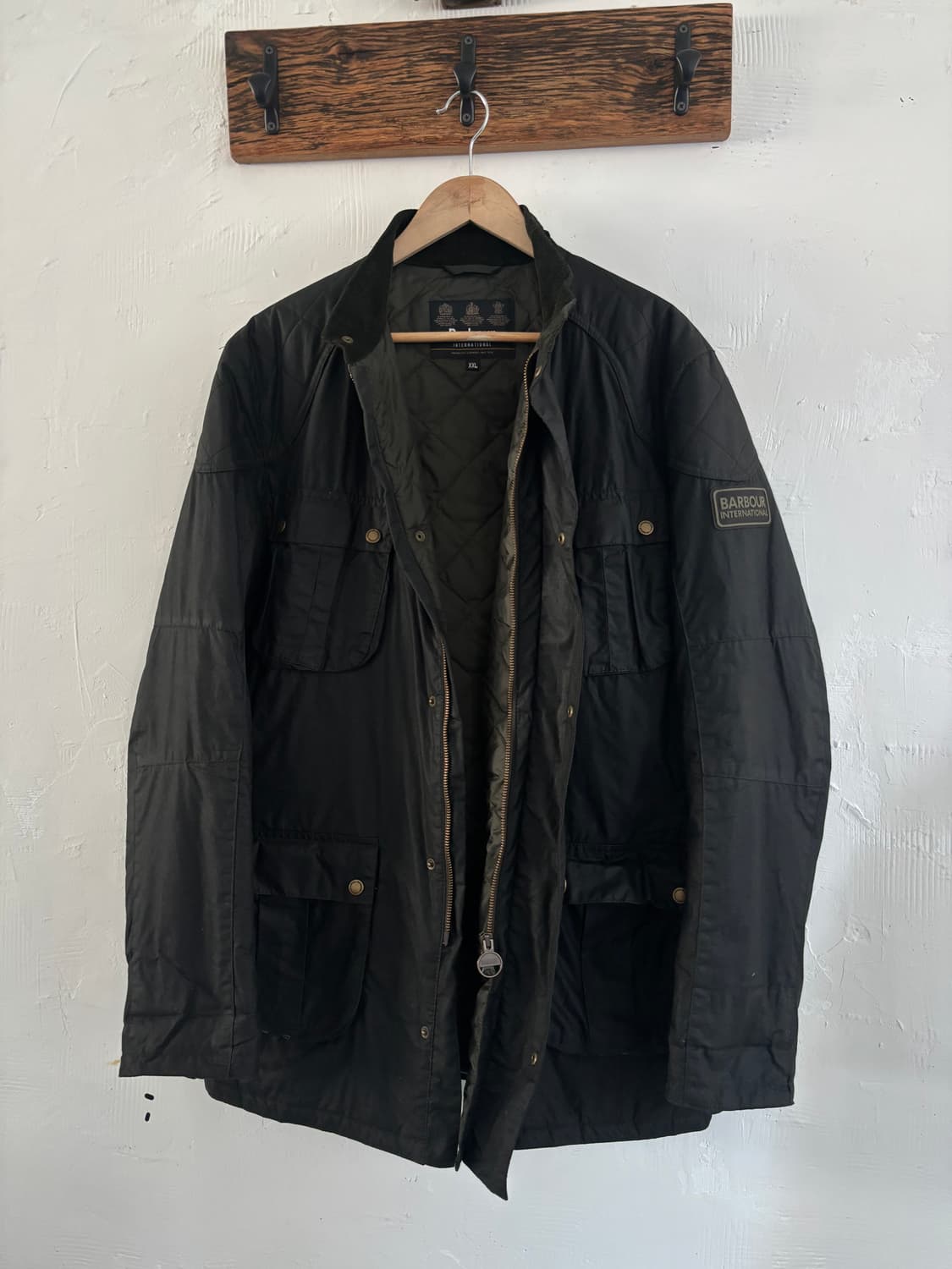 BARBOUR 바버 넥코듀로이 왁스자켓 상품이미지1
