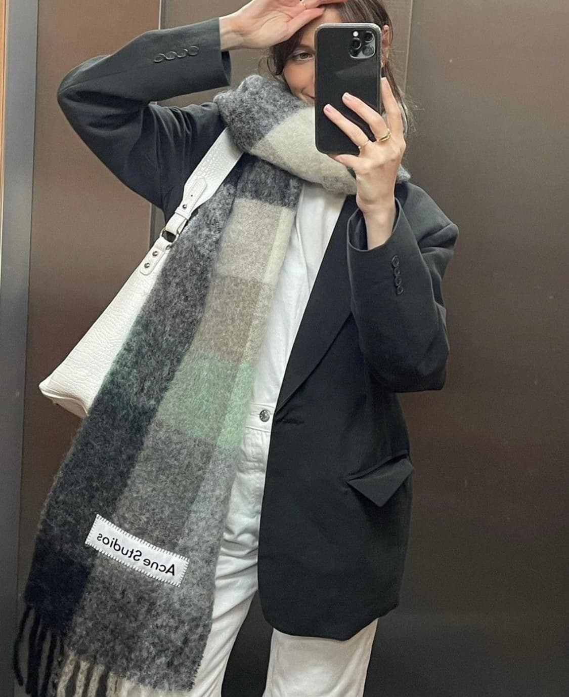 아크네 스튜디오 모헤어울머플러 그레이 남여공용 상품이미지9