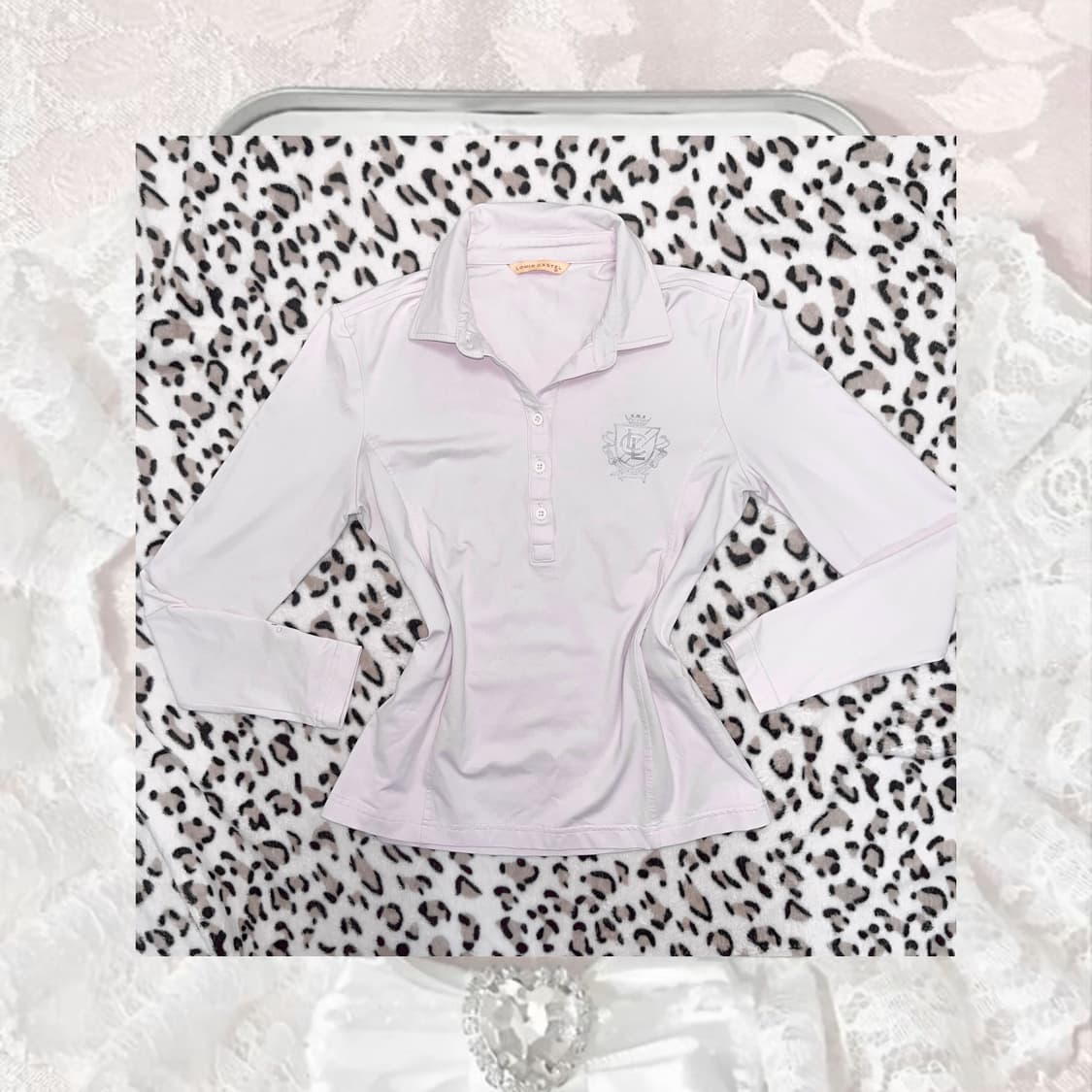 🎀갸루 딸기우유 연핑크 쫀쫀 카라티♡ 상품이미지1