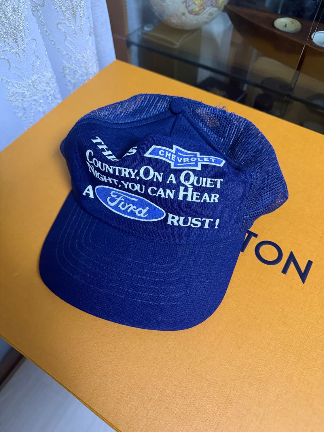 90s 빈티지 쉐보레 포드 노블티 트러커 캡 상품이미지1