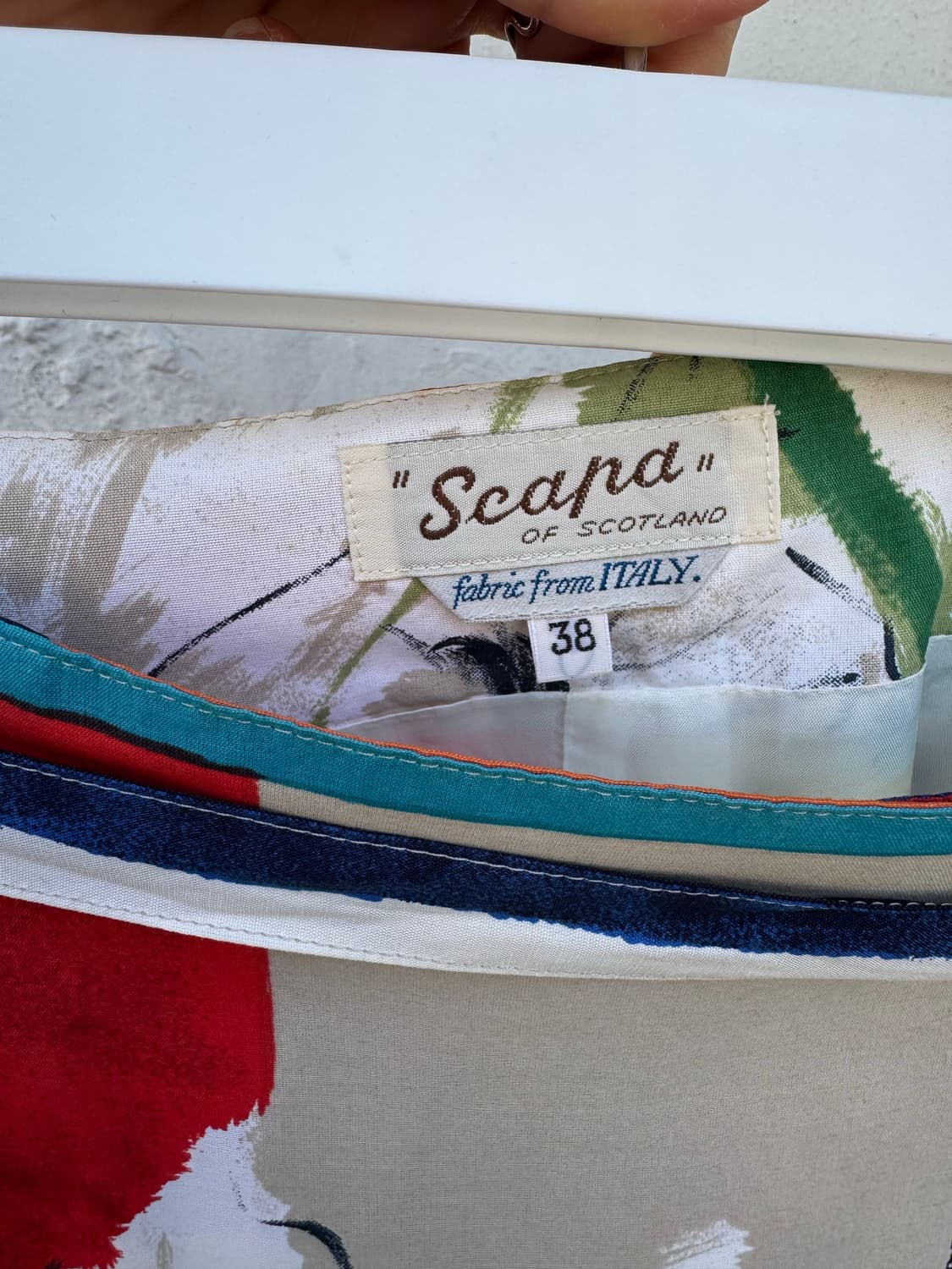 Scapa Italy Fabric 레이온 플라워 랩 스커트 상품이미지2