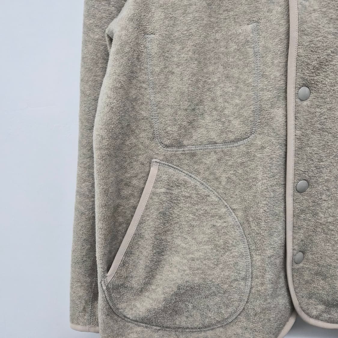 DANTON(단톤) 플리스 자켓 베이지 여성 M 상품이미지3