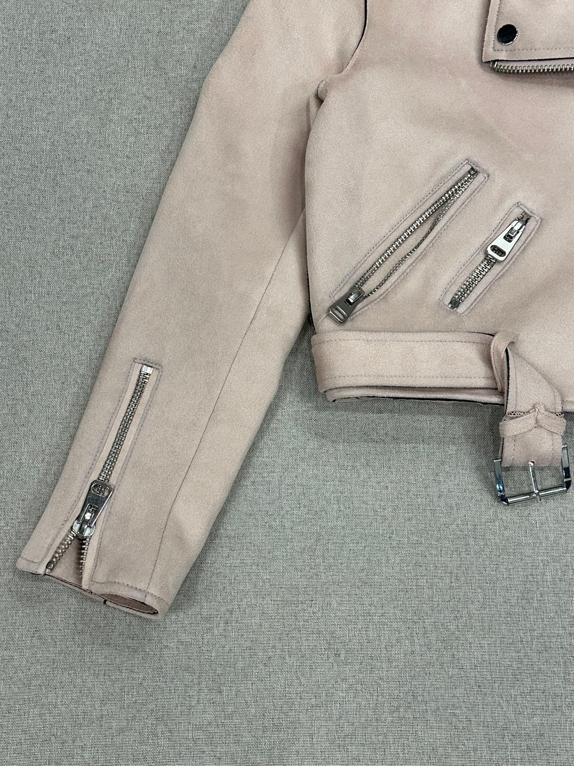 ZARA 스웨이드 라이더 자켓 상품이미지3