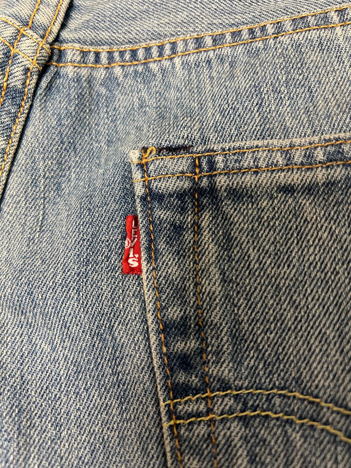 [31] 리바이스 501 빅E 프리미엄 라이트블루 데님팬츠 상품이미지6