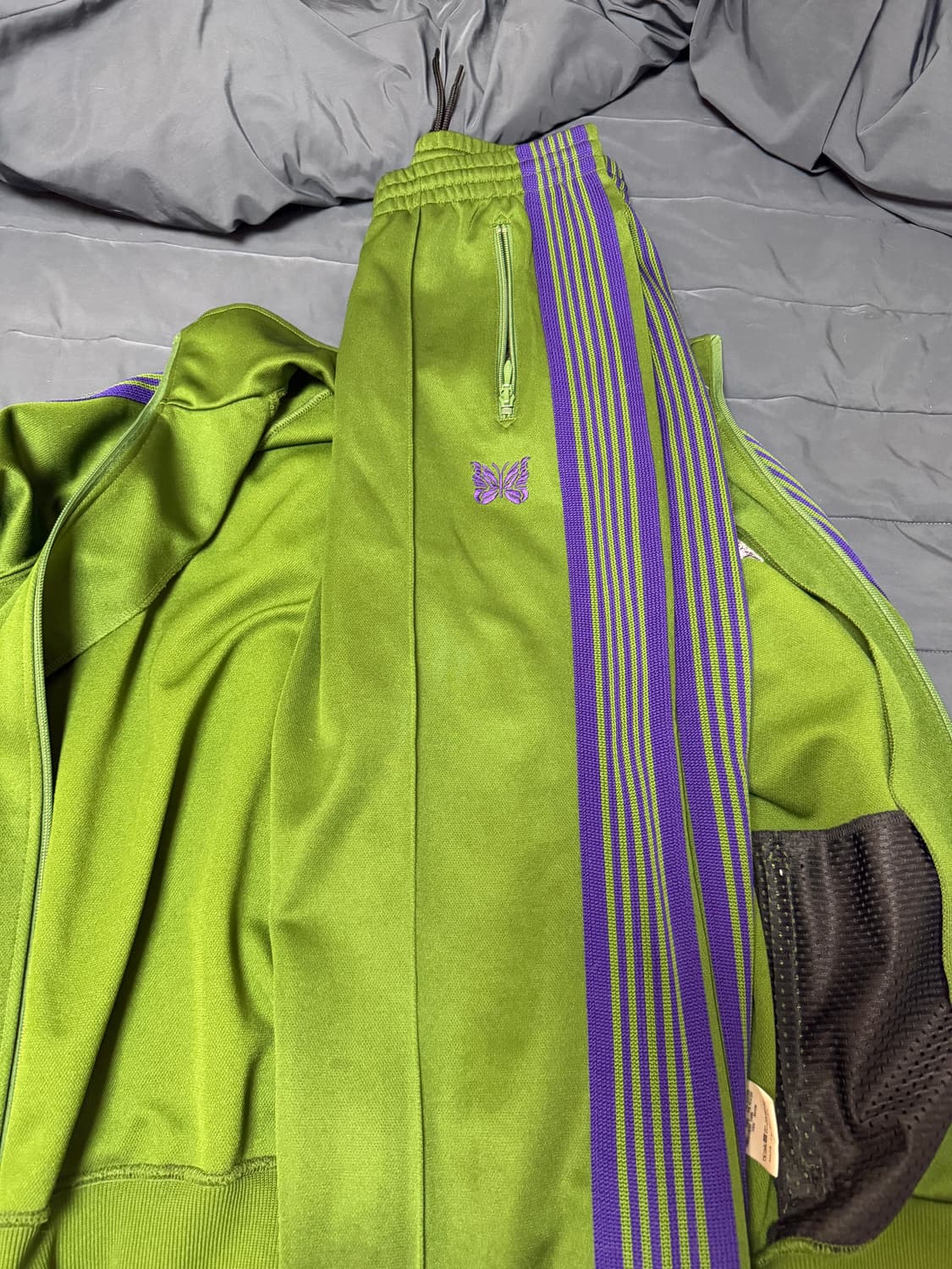 니들스 트랙팬츠 아이비그린 xs 상품이미지1