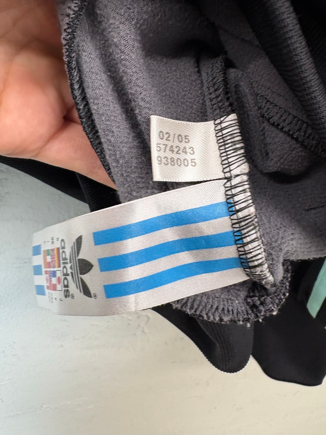 아디다스 빈티지 트레포일 민트 삼선 트랙탑 져지 상품이미지6