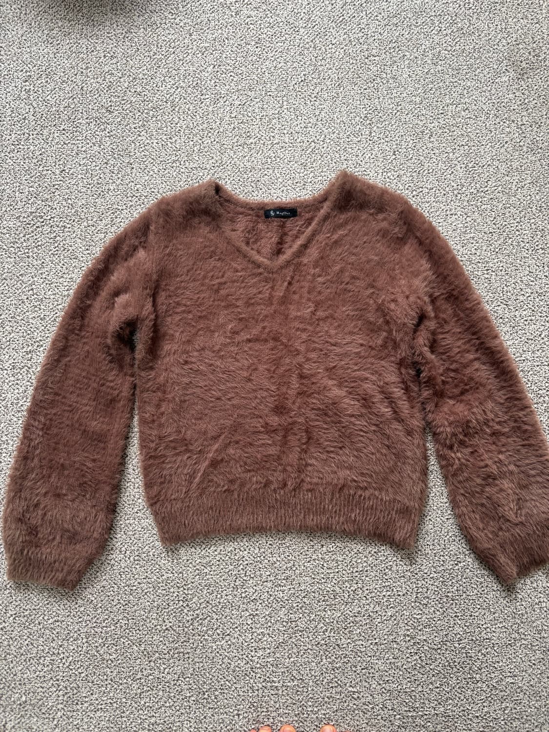 브이넥 빈티지 니트  상품이미지1