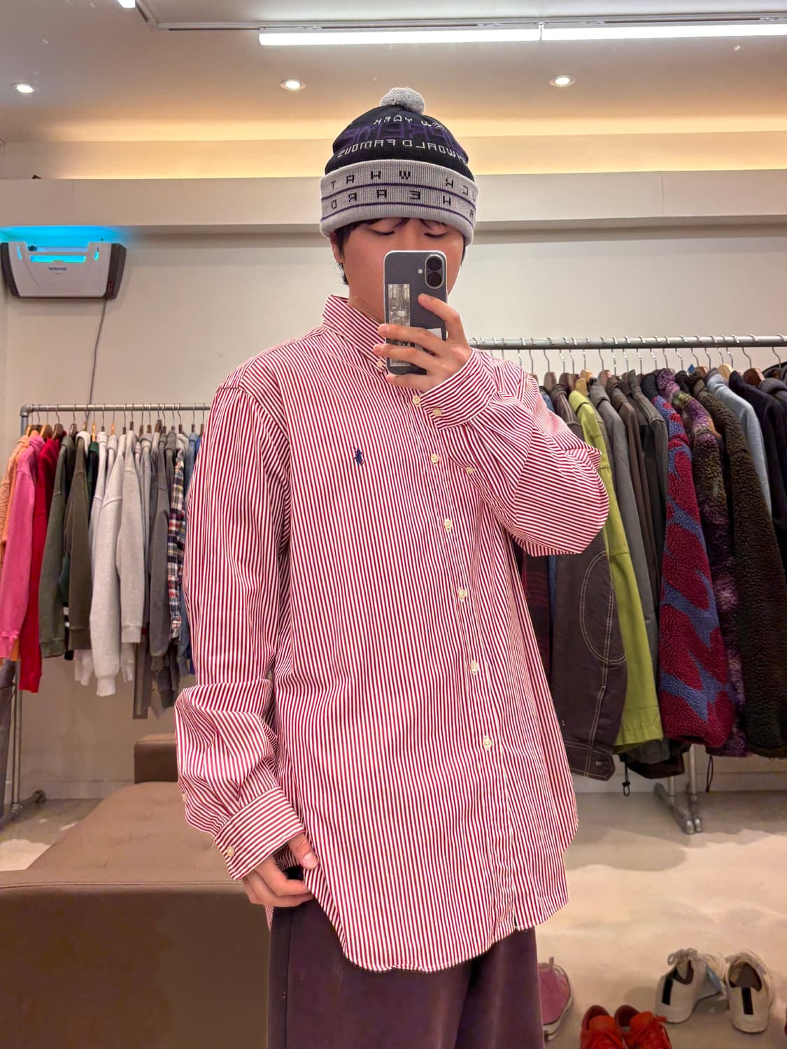 폴로 랄프로렌 클래식 핏 스트라이프 셔츠 상품이미지5