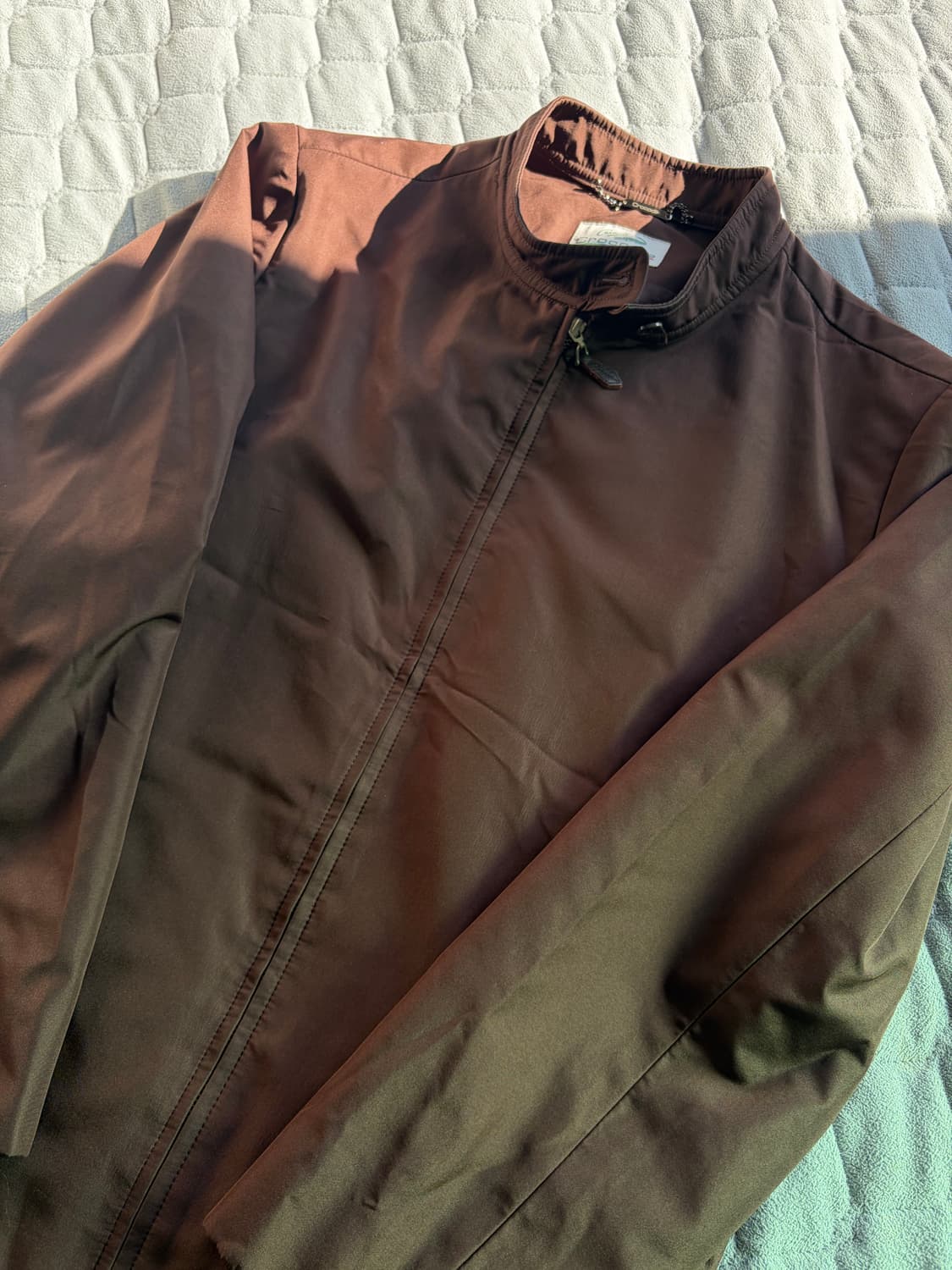 빈티지 라코스테 베이지 블루종 상품이미지1