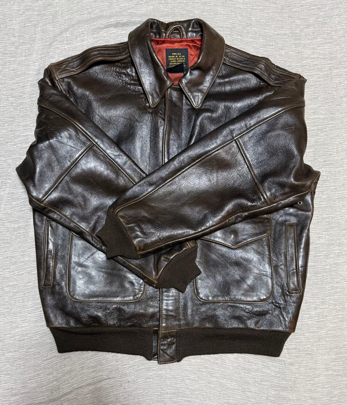 아비렉스 A-2 자켓 XL 사이즈 상품이미지1