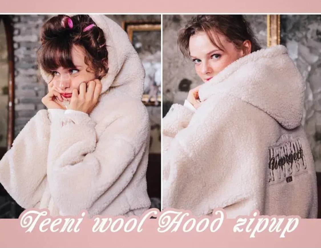 더블유브이 양털 핑크 뽀글이 상품이미지1