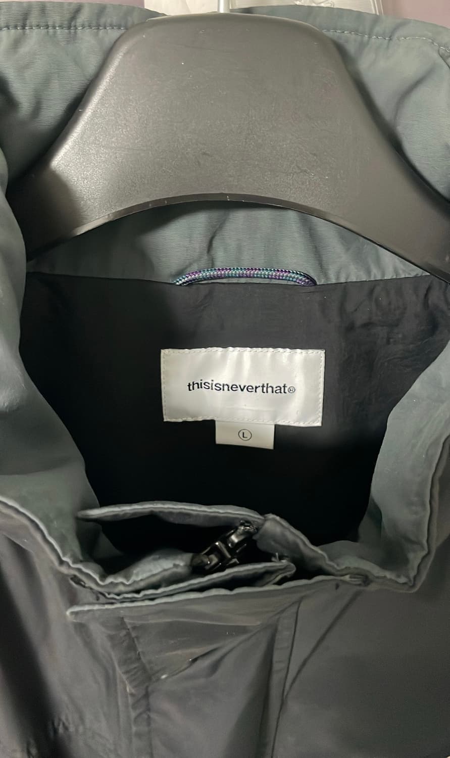 디스이즈네버뎃(PERTEX® UL Wind Parka Black) 상품이미지4