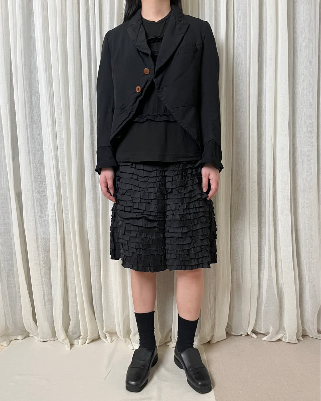 꼼데가르송 축융 폴리 소재전환 자켓 comme des garcons 상품이미지8