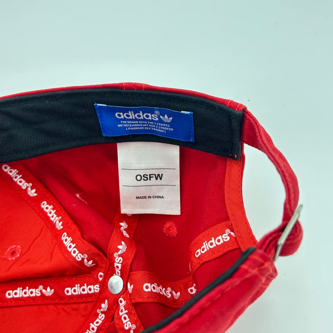 [adidas] 아디다스 트레포일 레드 볼캡 상품이미지4