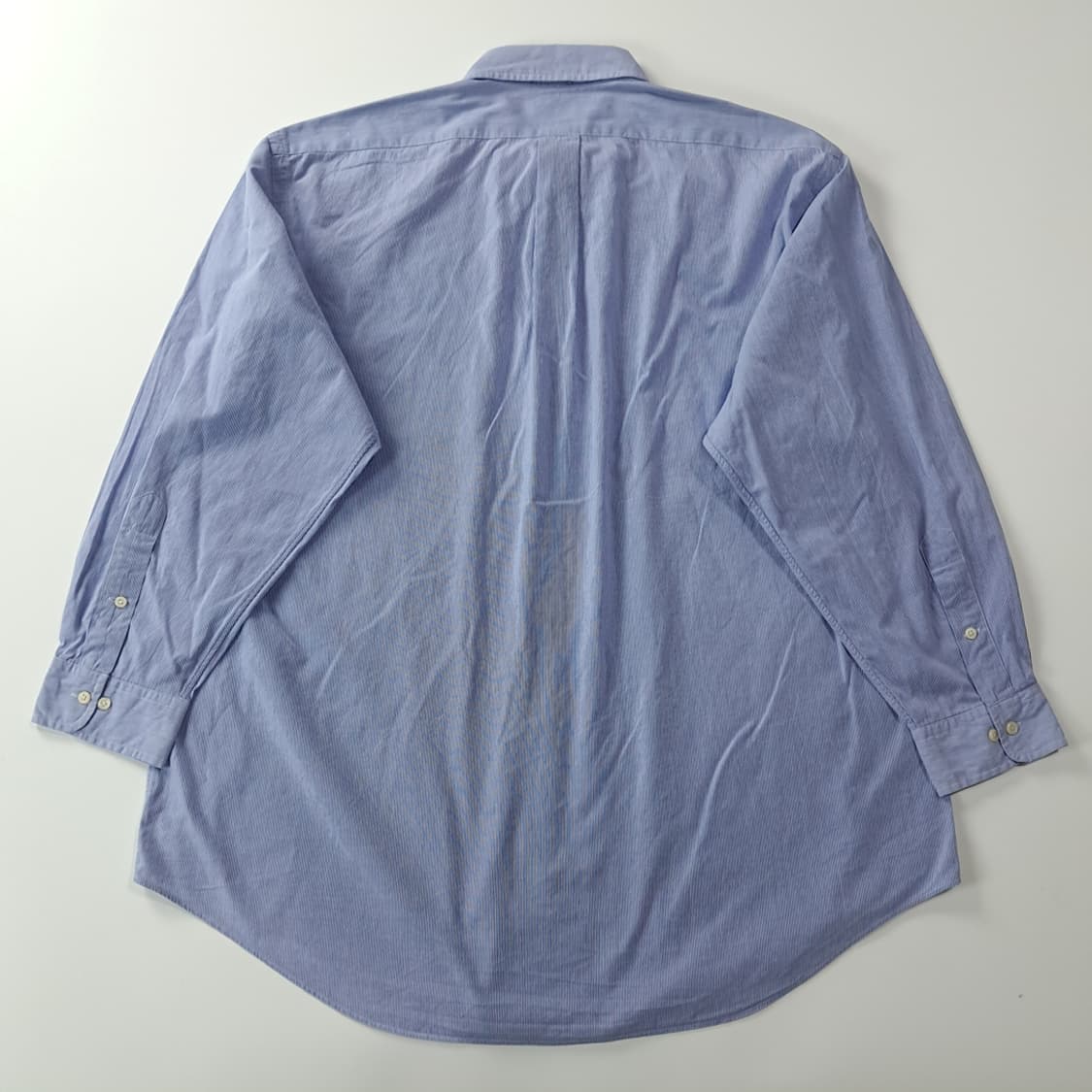 CK323 XL 폴로 90s 블루 핀스트라이프 셔츠 남방 상품이미지6