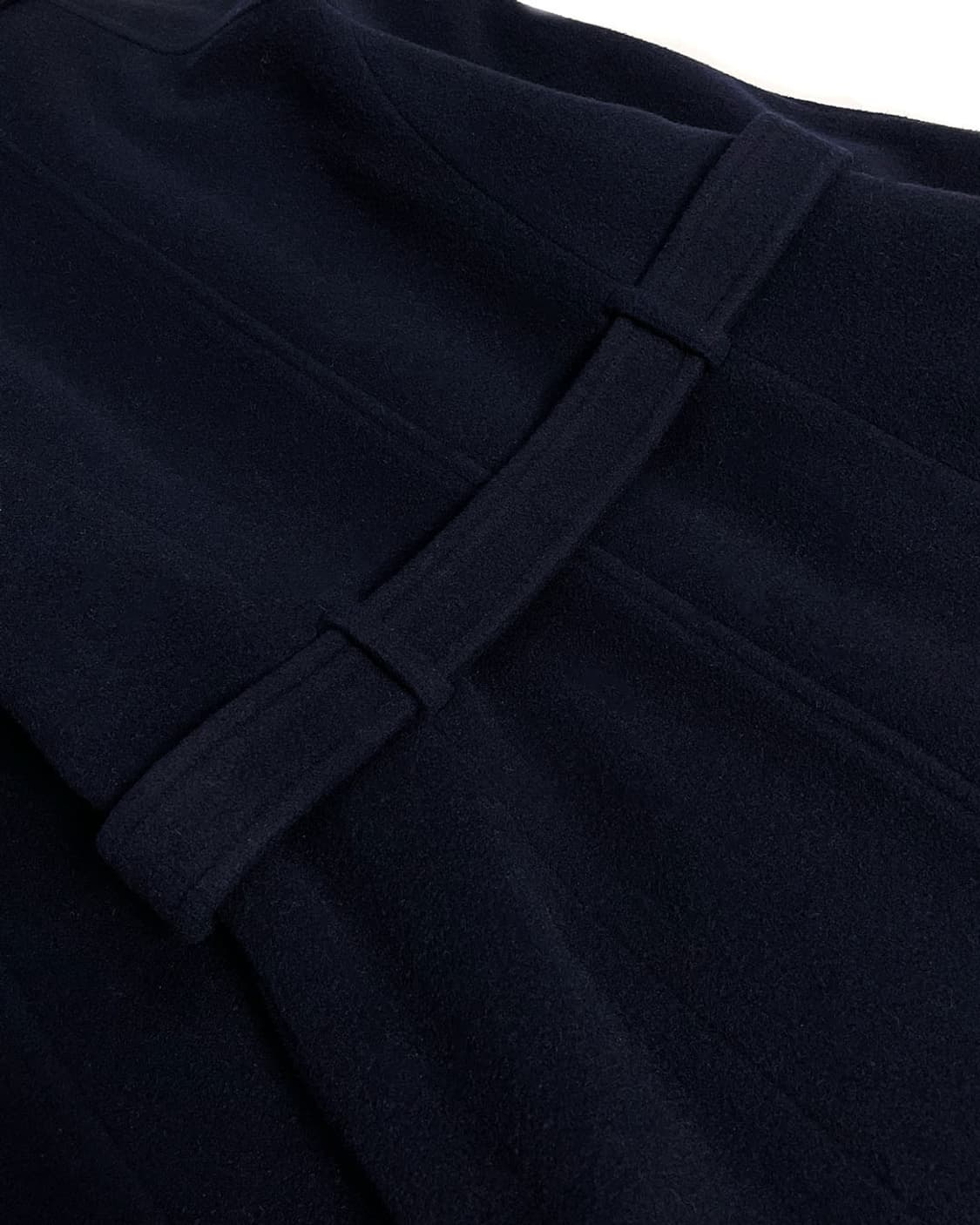 Sunao Kuwahara 네이비 울 코트  상품이미지8