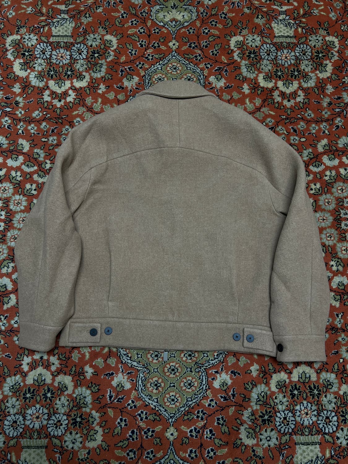 [100] 질스튜어트 뉴욕 베이지 울 미니멀 자켓 S 상품이미지5