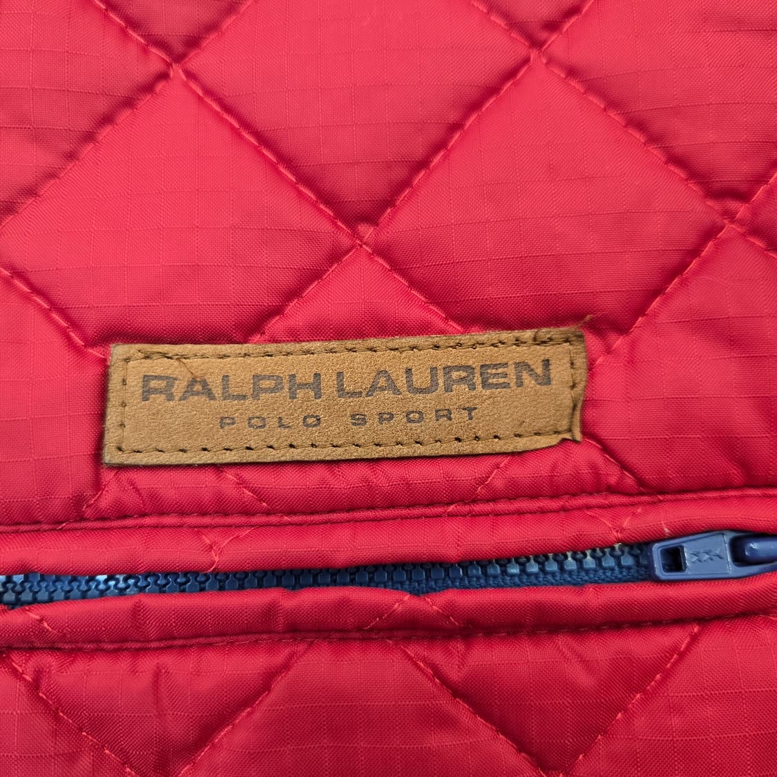 랄프로렌 여성 퀼팅 조끼 레드 상품이미지4