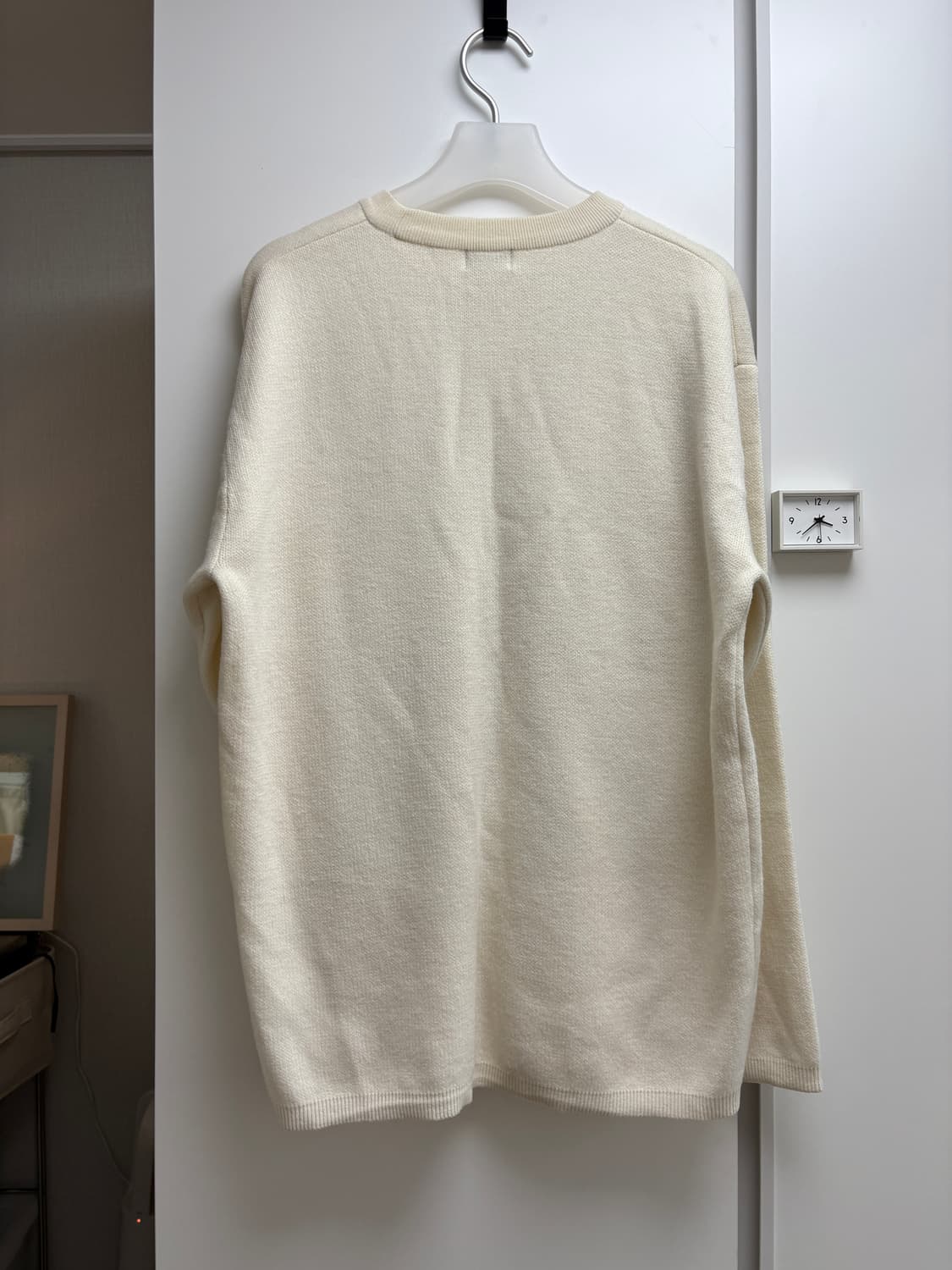 쿠어 울캐시 혼방 니트 아이보리 L 상품이미지2