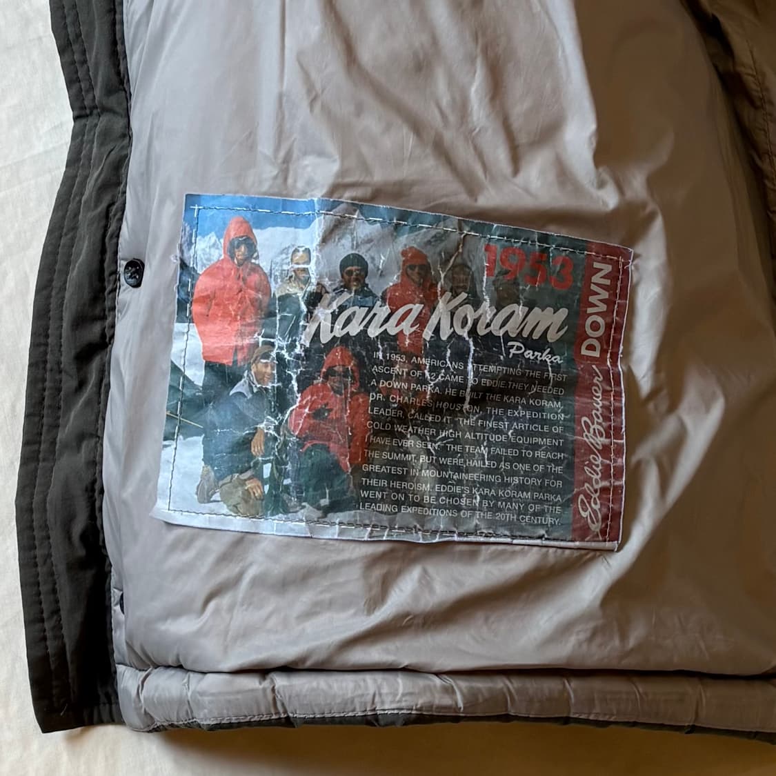 [XL] Eddie Bauer 카라코람 시베리아 구스 다운 파카 상품이미지7