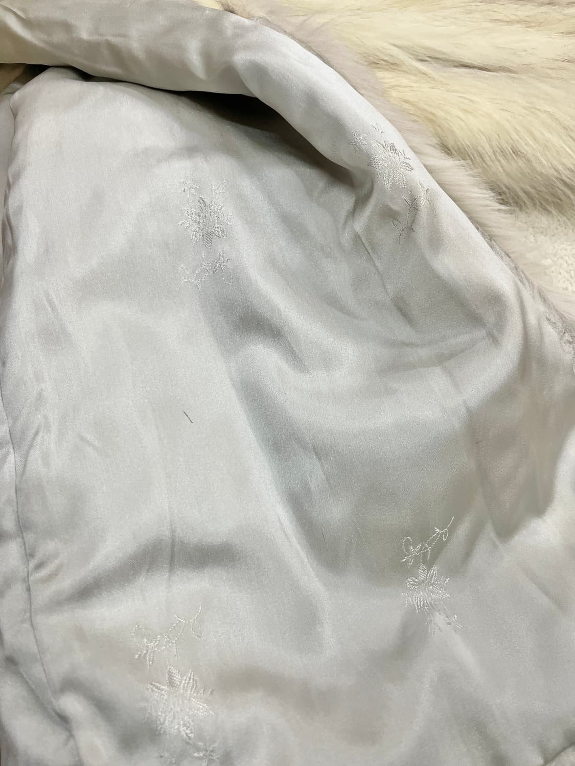 90s 폭스퍼 자켓 아이보리 상품이미지9