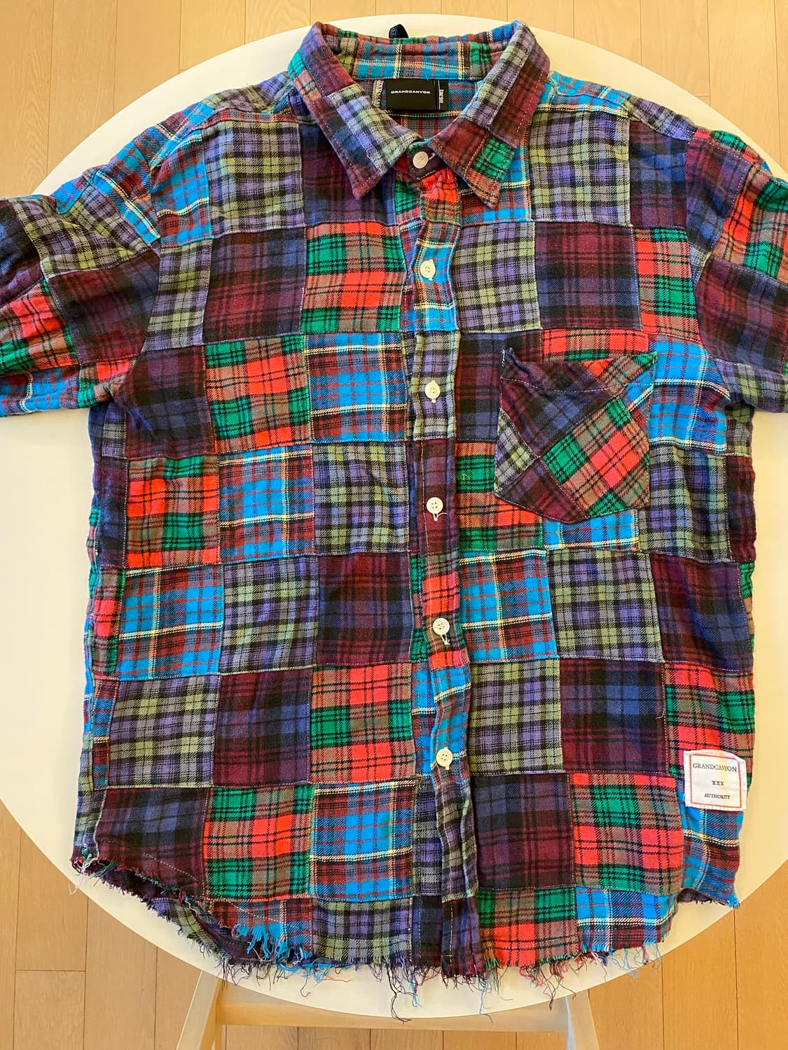그랜드캐니언 2000s 패치워크 셔츠 디아프바인 바잉 일본 브랜드 상품이미지2