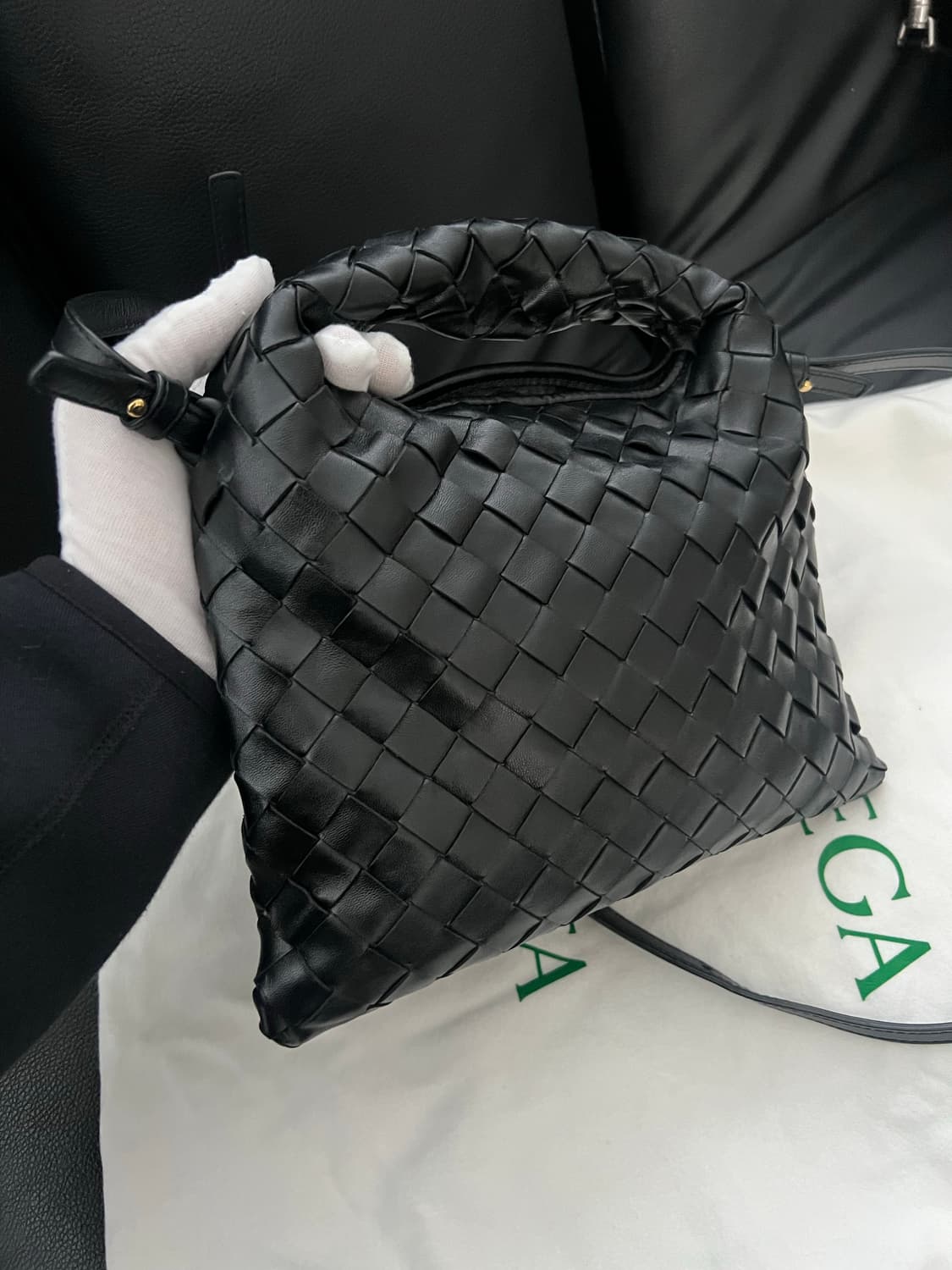 보테가 베네타 미니홉 블랙 상품이미지4