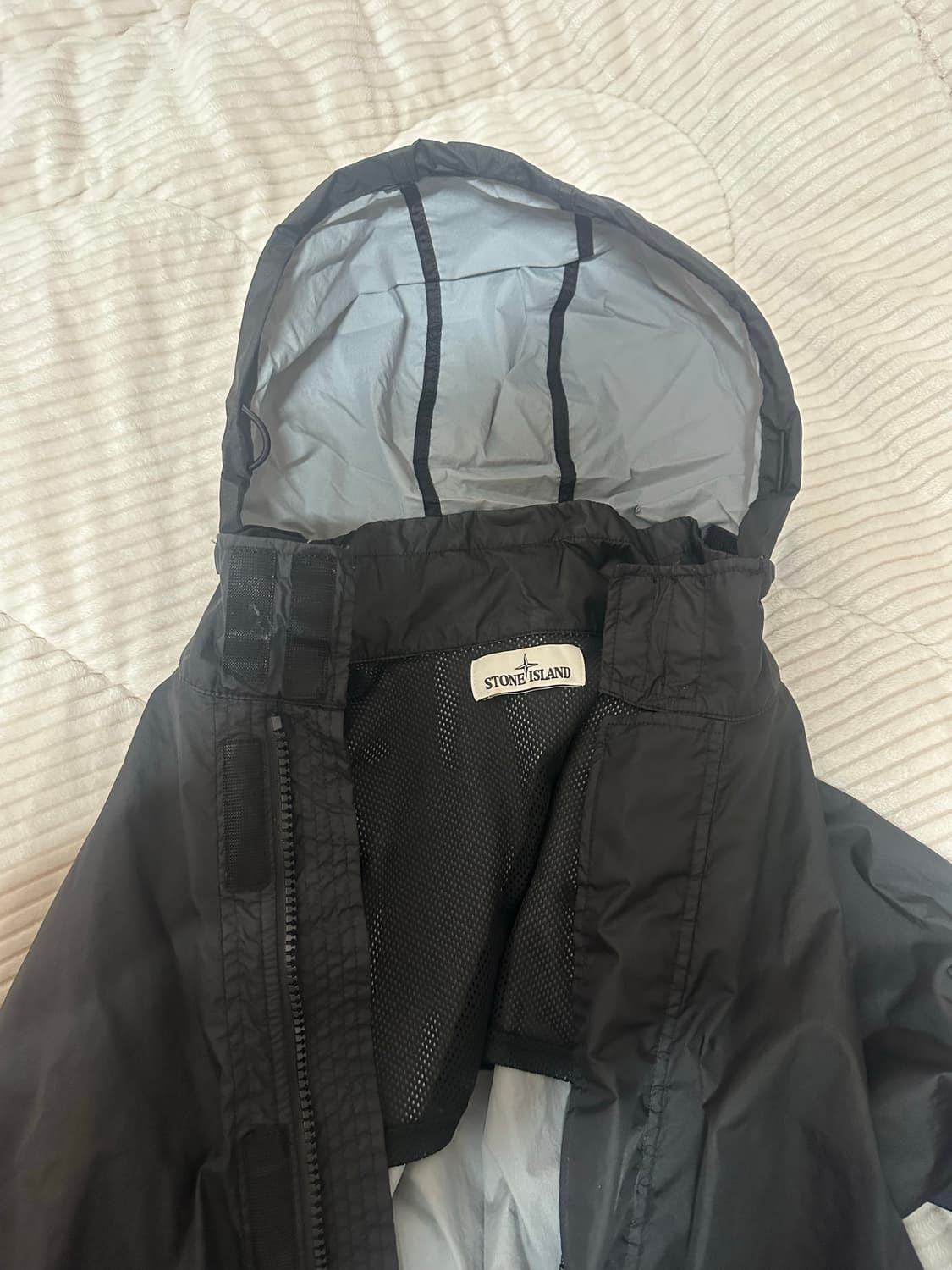 스톤아일랜드 701540523 블렉 블루종 바람막이 자켓 상품이미지4