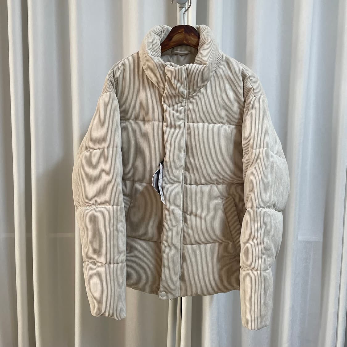 스파오 코듀로이 솜패딩 M 상품이미지1