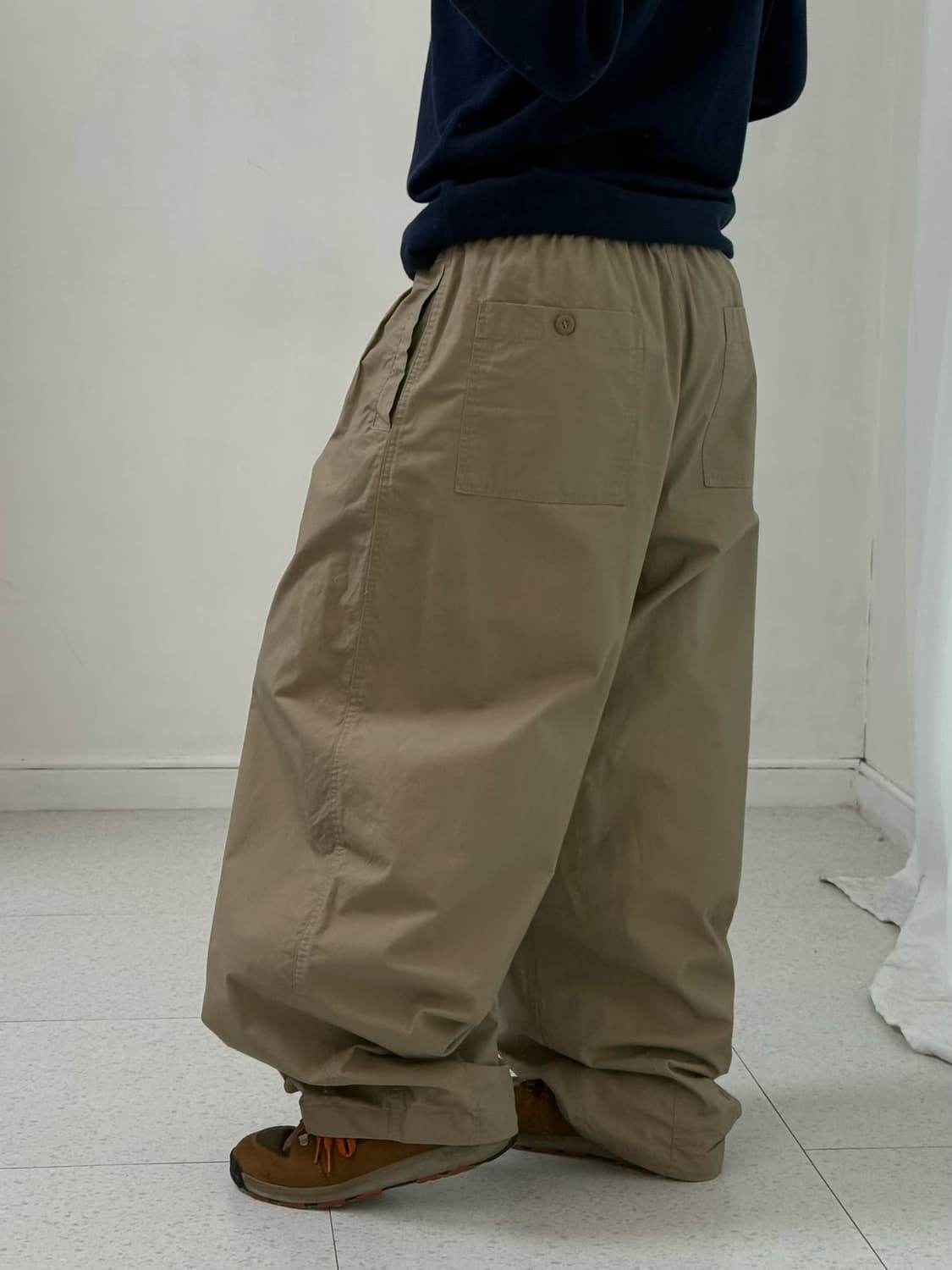 나이키 베이지 와이드 팬츠 상품이미지3