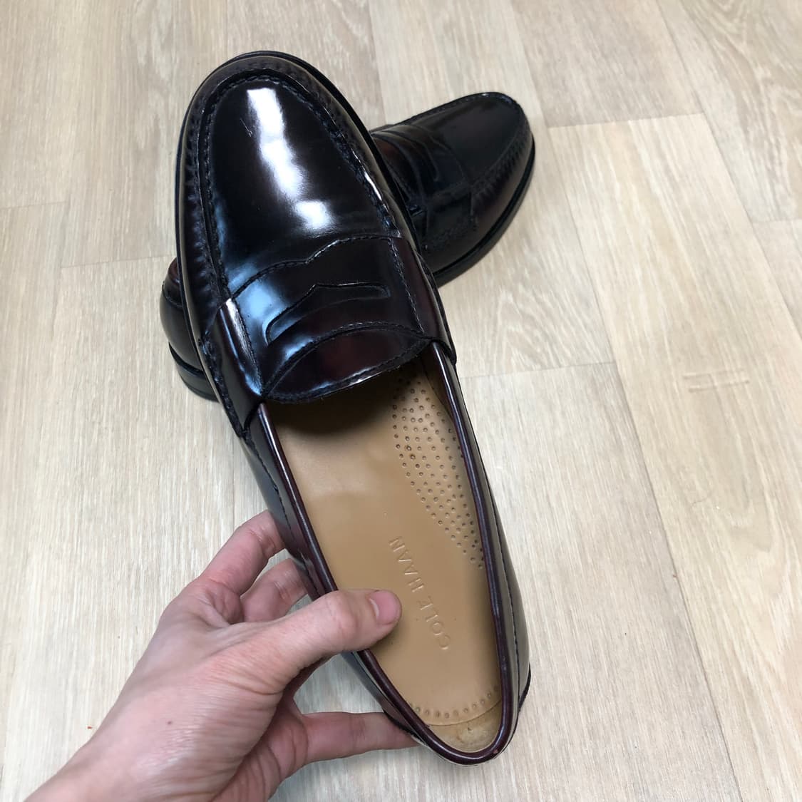 (265-270) 콜한 COLE HAAN 맨즈 핀치 페니 로퍼 버건디 상품이미지9