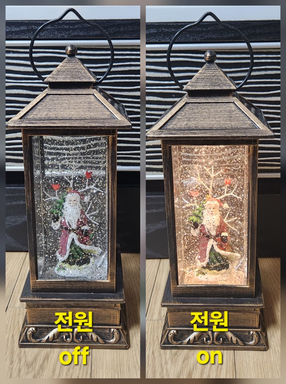 크리스마스 자동 스노우볼, 무드 라이트 워터볼, 오르골 상품이미지5