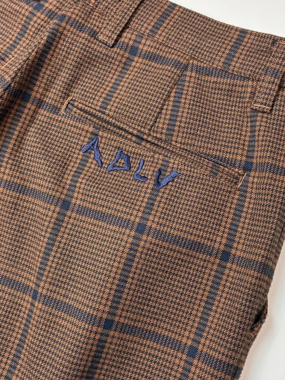 ACME DE 라비 체크 핀턱 스트레이트 팬츠 PN5369 상품이미지8