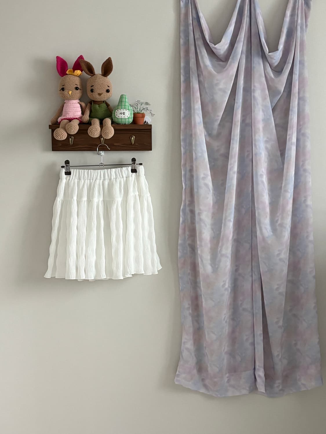 화이트 미니 스커트 상품이미지1