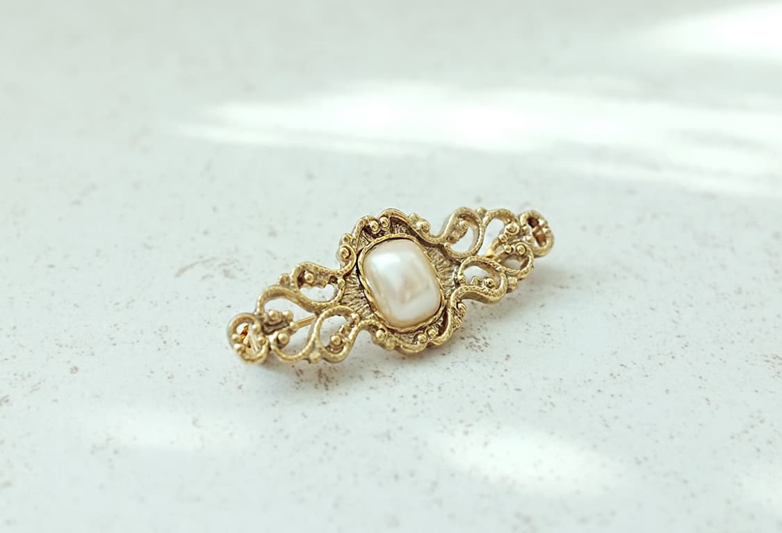 1928 오픈 웍 리바이벌 빈티지브로치 상품이미지3