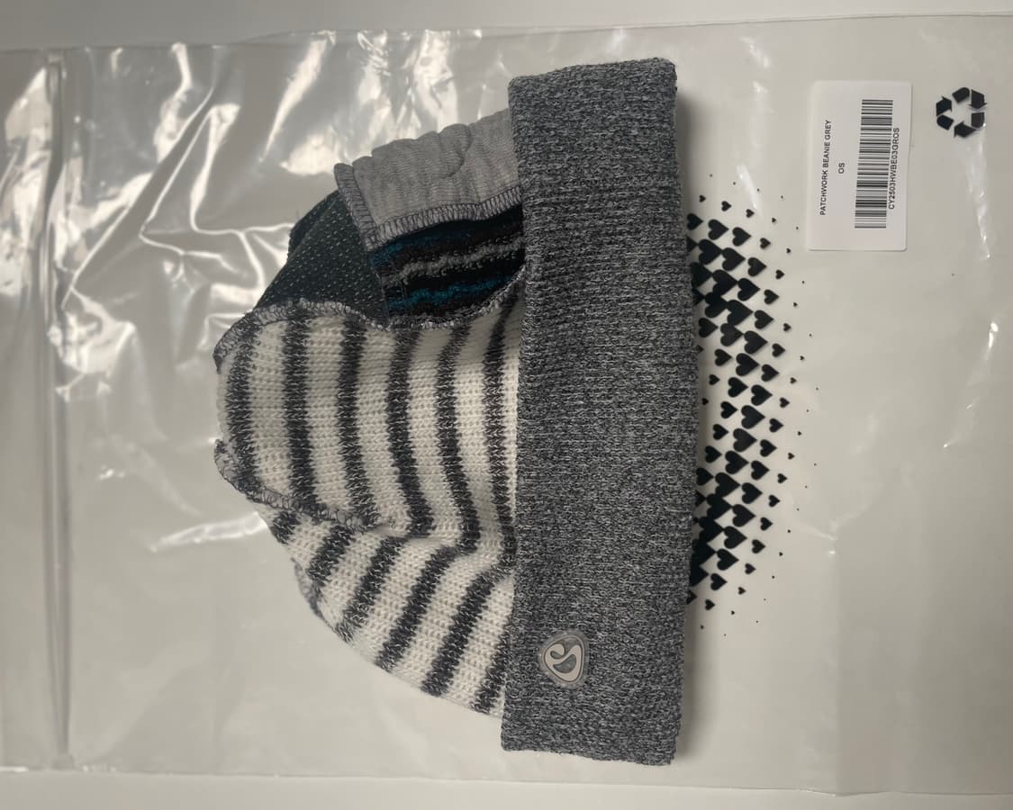 코이세이오 패치워크 비니 그레이 PATCHWORK BEANIE 상품이미지2