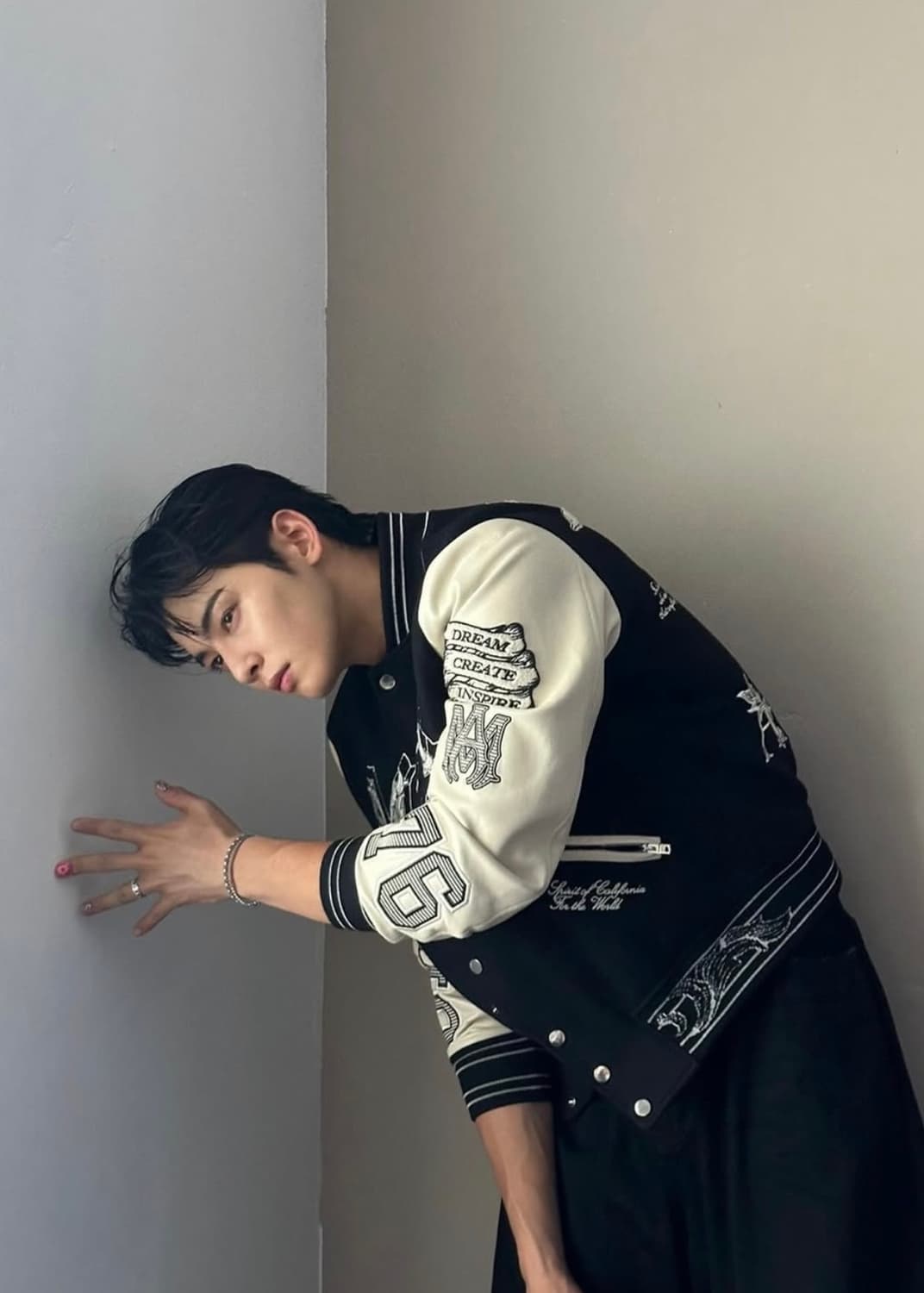 AMIRI Men's MA Angel Varsity Jacket 상품이미지7
