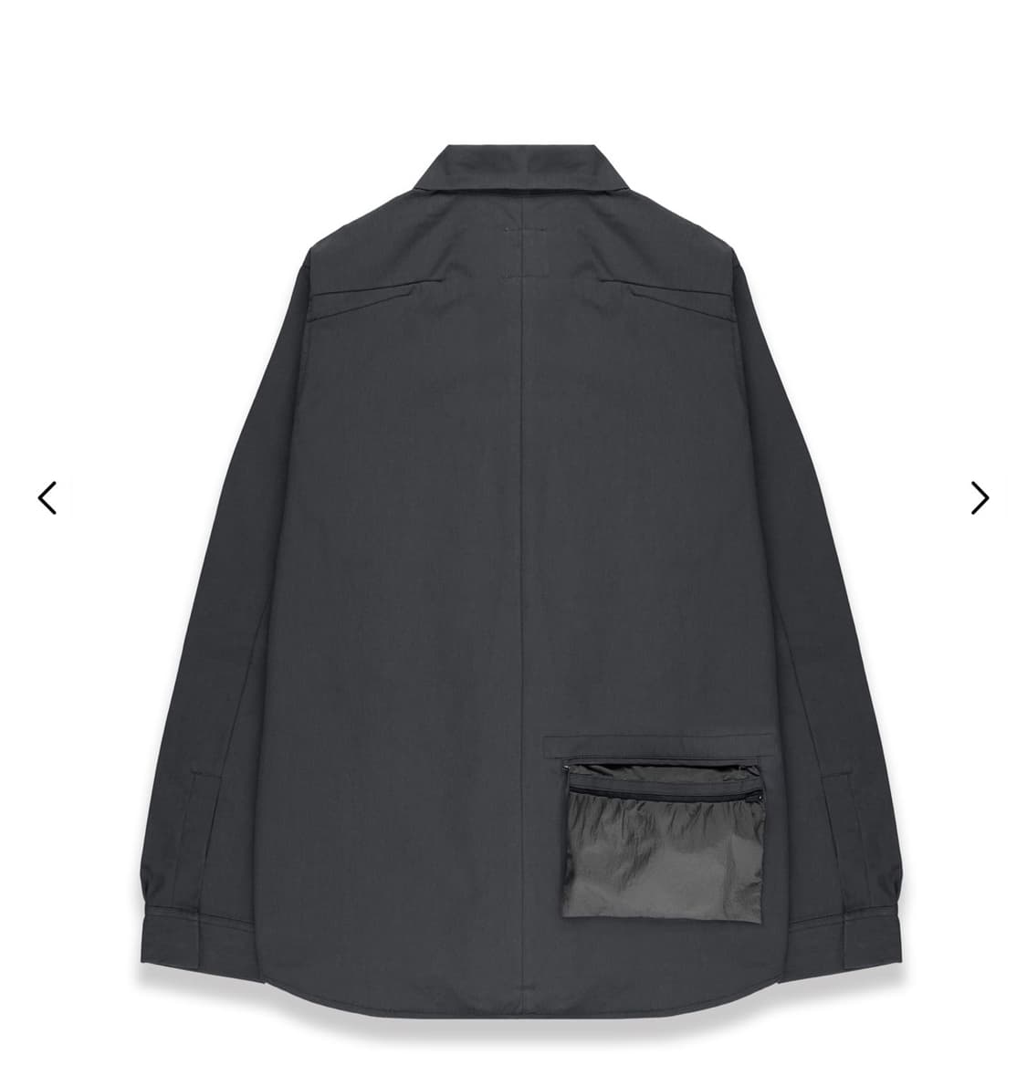 FORMLICH(폼리쉬) MODULAR SHIRT/DARK GREY 상품이미지4