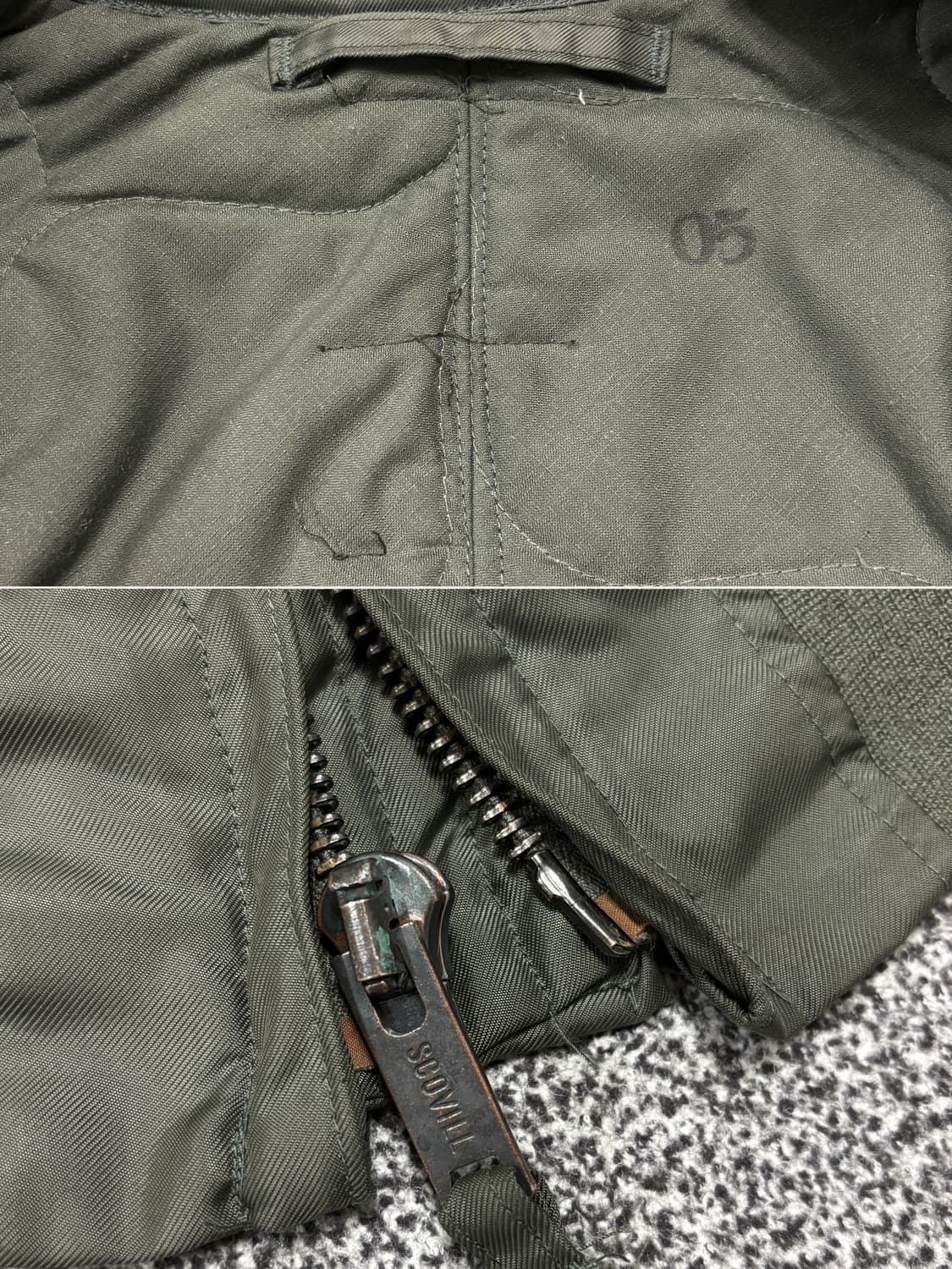 80s 오리지널 cwu-45p 플라이트 자켓 초기형 상품이미지4