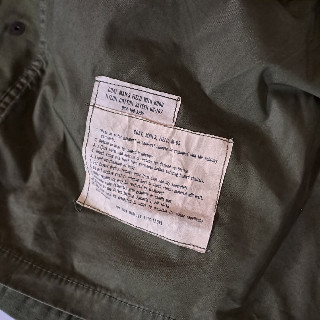 (택포) 60s 2세대 M65필드자켓 스몰/롱 B146 상품이미지9