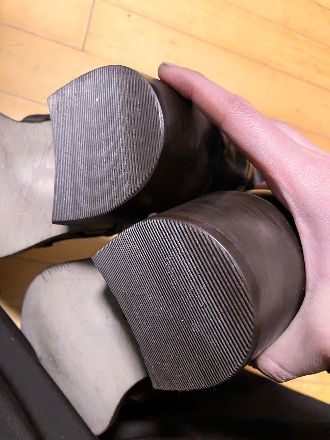 Whoop de doo 훕데두 그런지 레이스 스루 힐 부츠 (270) 상품이미지7