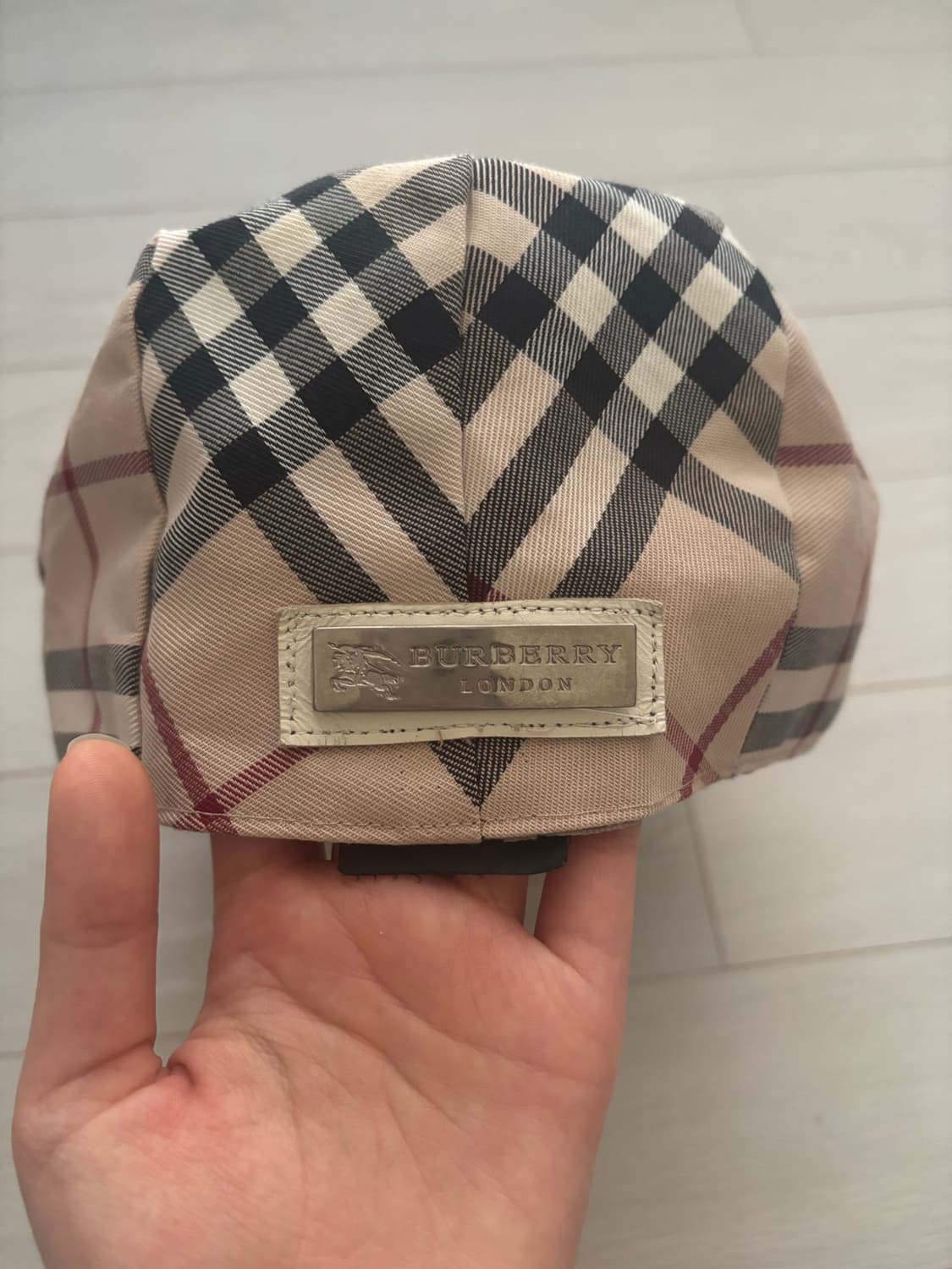 [Burberry] 버버리 vintage 클래식체크 헌팅캡 상품이미지4