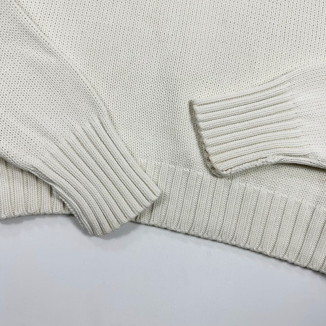 폴로 랄프로렌 코튼 니트 아이보리 화이트 S 상품이미지5