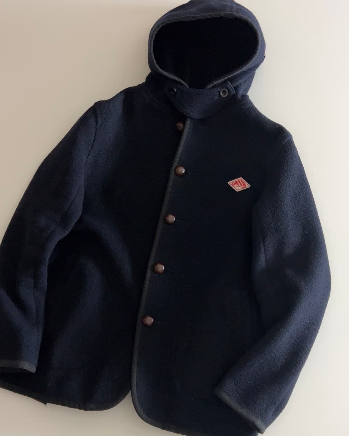 단톤 울 파일 라운드칼라 후드 자켓 36 상품이미지2