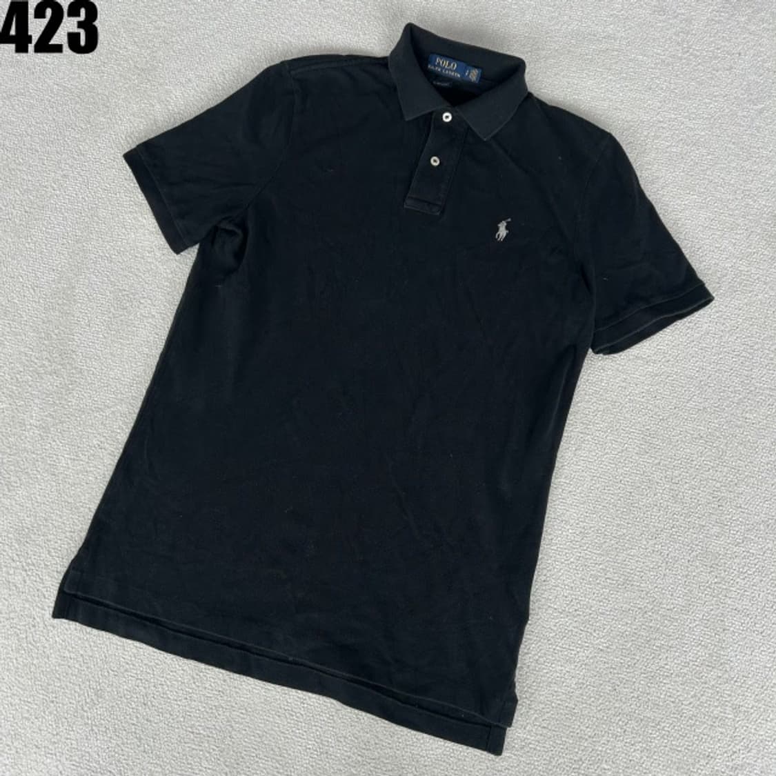 폴로 랄프로렌 블랙 반팔 폴로셔츠 s 상품이미지1